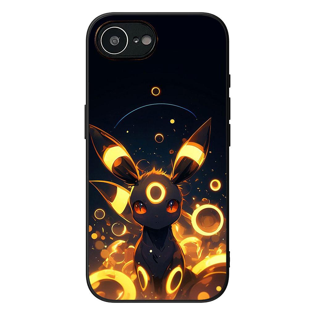 Soft Phone Cover for Apple iPhone 17 16 14 15 Pro Max Plus 15+ 16E XR ProMax Air Case Espeon P-Pikachus Umbreon P-Pokemons