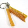 Coconut Accessories Sweet Potato Snack Food Sample Keychain - Realistic Japanese Snack Replica Model 257OK, PVC