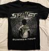 Футболка с коротким рукавом Skillet 2008 Tour Черная Мужская Унисекс S-2345XL 1V0595 Унисекс Футболка