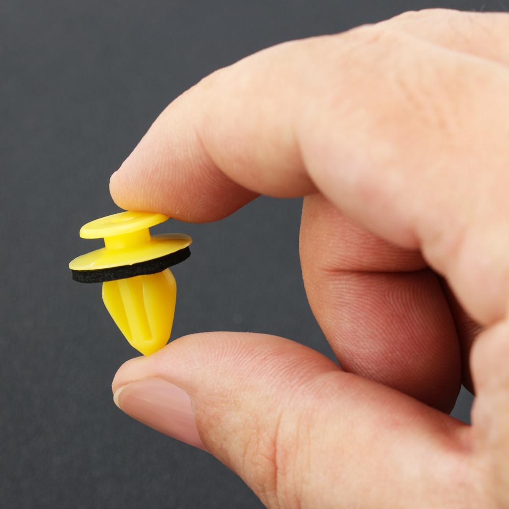 10 мм пластиковый автомобильный зажим с заклепками для Volkswagen VW Passat Tiguan T-Roc Golf Jetta Sharan Scirocco EOS T-Cross Bora