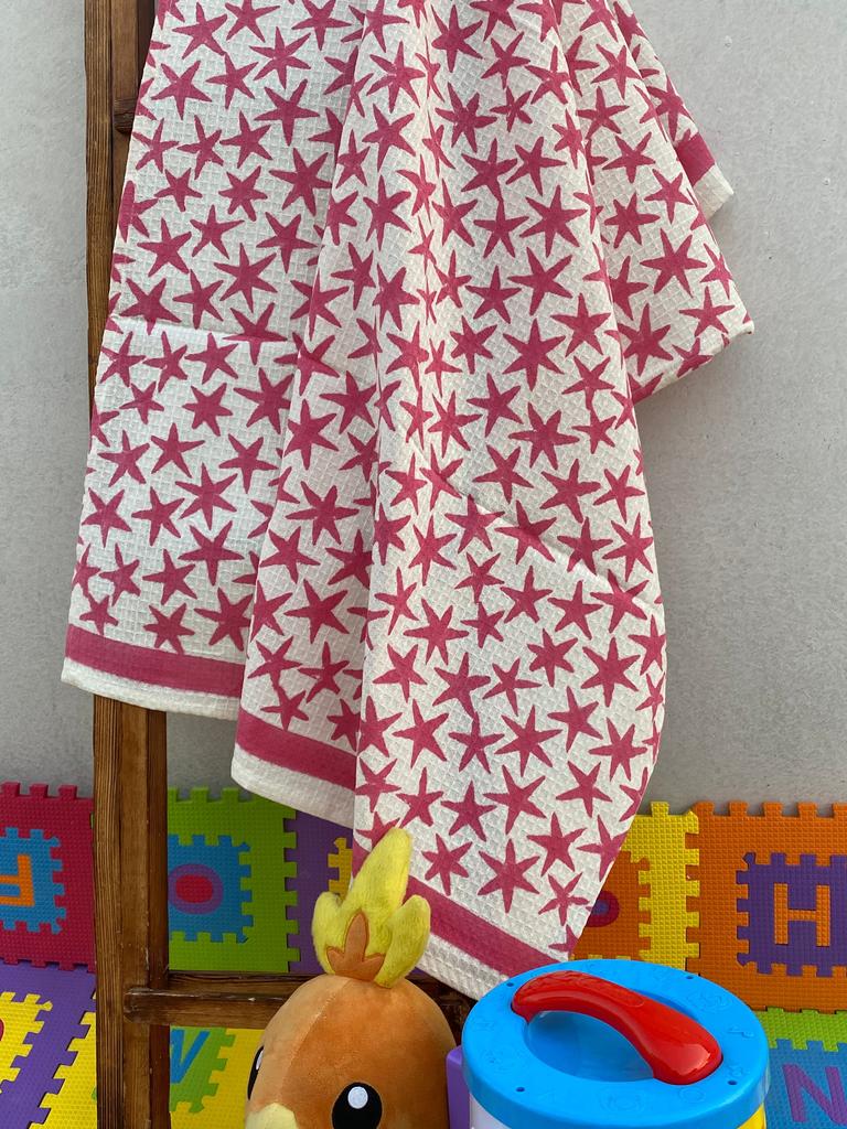 Handblock Print Fine Cotton Towel
