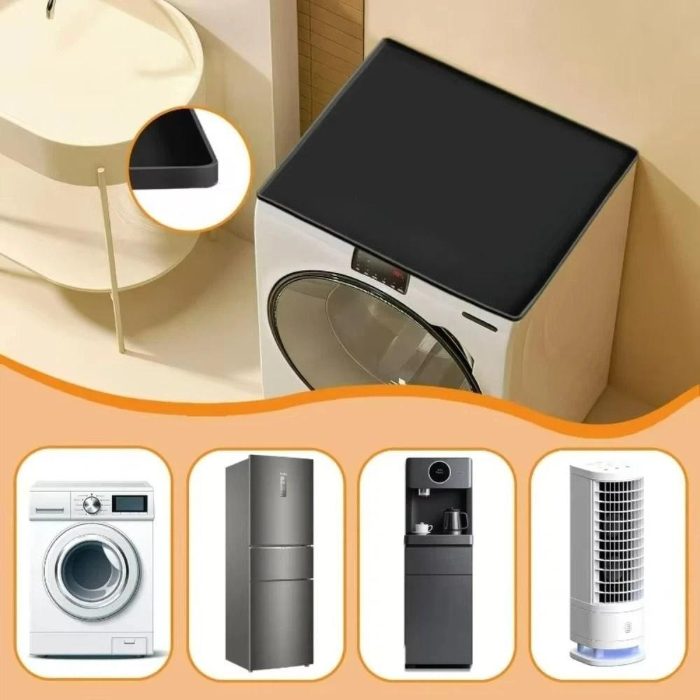 Leak-Proof Silicone Washing Machine Drip Tray Anti Vibration Floor Protector Washer Accessory