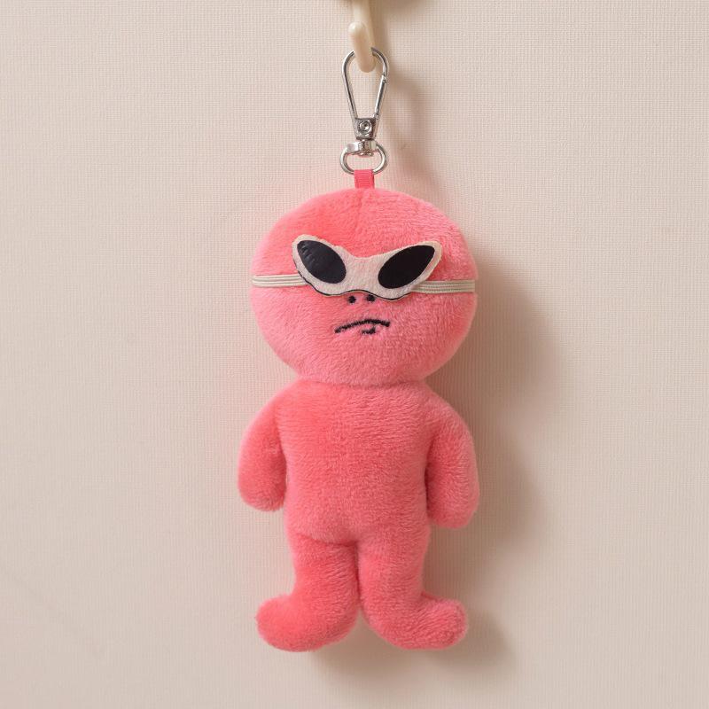 Funny Alien Plush Keychain - Cute Korean Star Bag Ornament