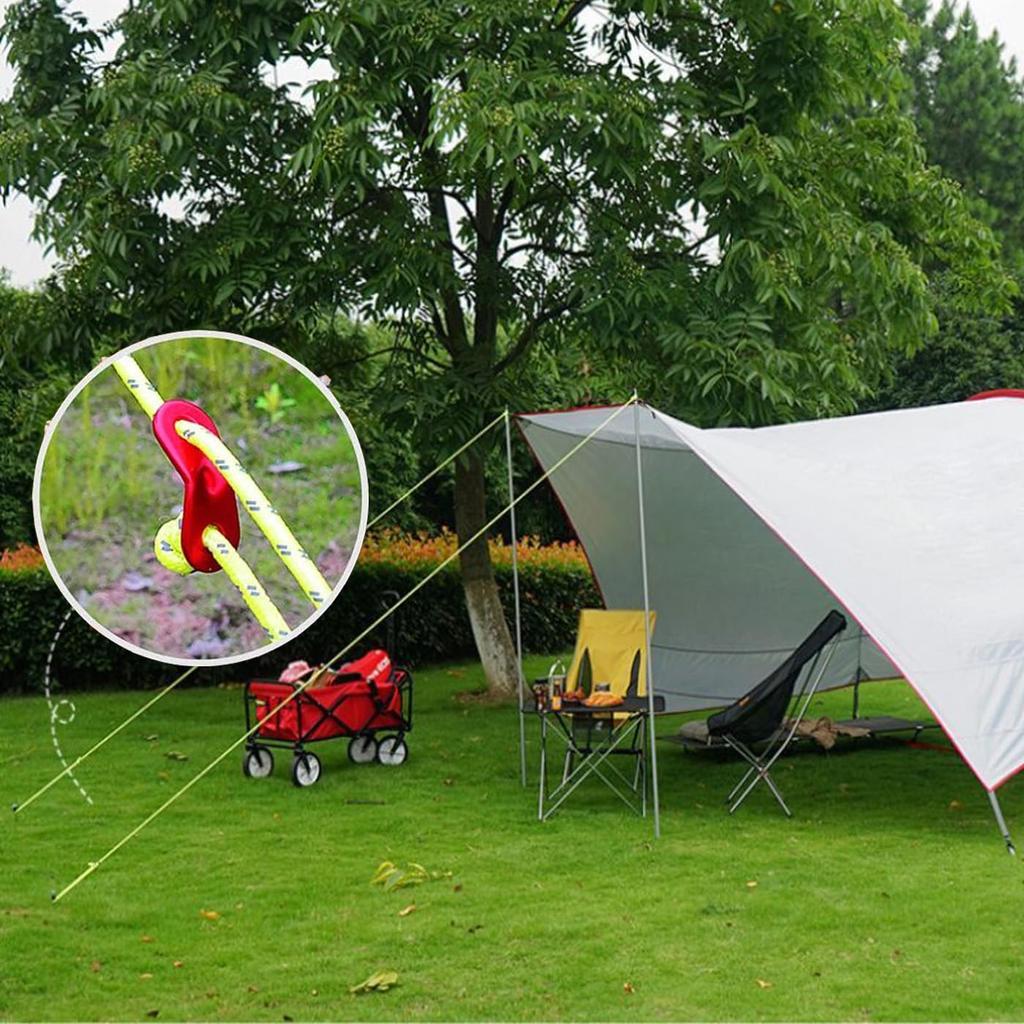 HUIKKJP Camping Rope Flexible Fittings, Rope Fittings, Perforated, Set of