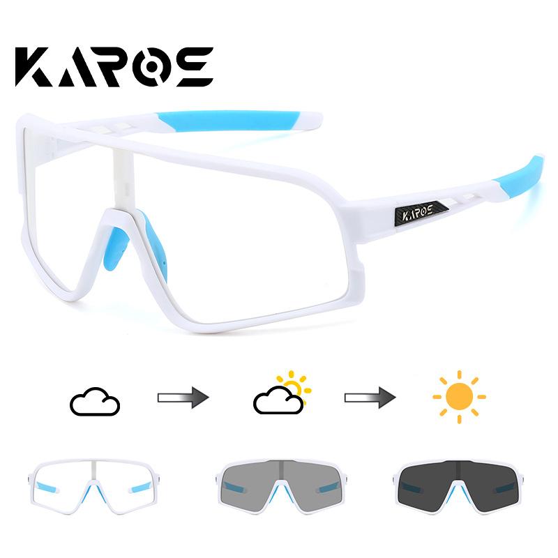 Color-changing Cycling Glasses Men's and Women's Outdoor Cycling Goggles TR90 Ultra-light Sunglasses