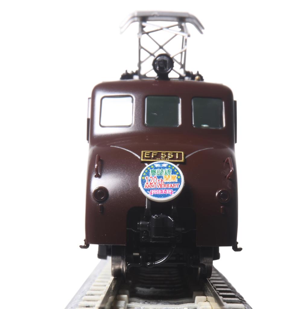 KATO N Gauge EF55 Takasaki Depot Electric Locomotive, Model 3095, Restored Event Train Livery Design