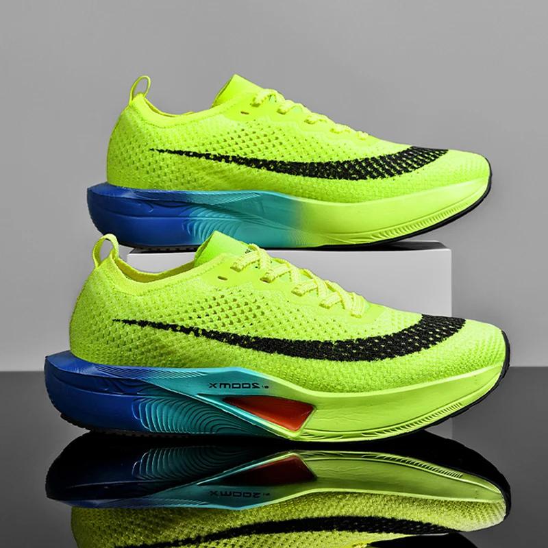 Running Shoes Men Mesh Flat Cushioning2024 New Breathable Lace-Up Outdoor Gym Jogging Shoes 2024 Luxury Design Sneakers Man