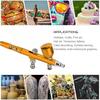 KKMOON Portable Mini Size Spray Pump Pen Air Compressor Set for Art Painting Craft Cake Spray Model