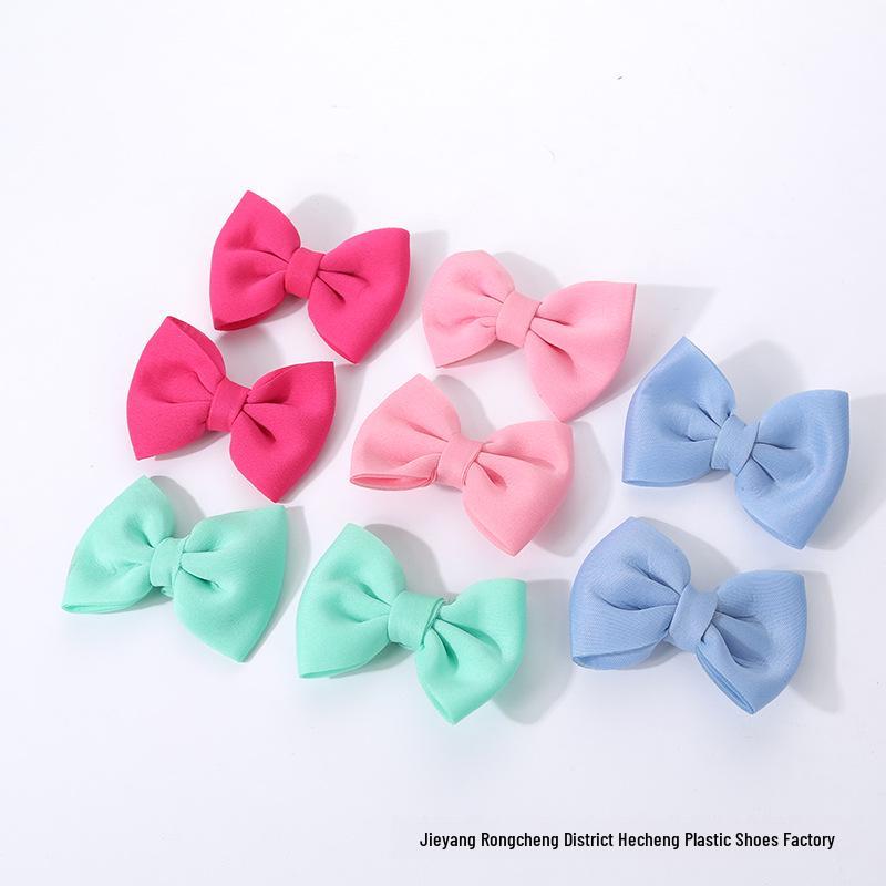 Аксессуары для обуви из воздушной ткани 2024: Ручная работа Тканевый цветок бант