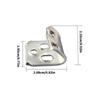 50pcs 5 Holes Iron Sofa Spring Clips Fasteners Furniture Sofa Spring Hook Hanger Fixed Clamps Bed Accessories Hardware