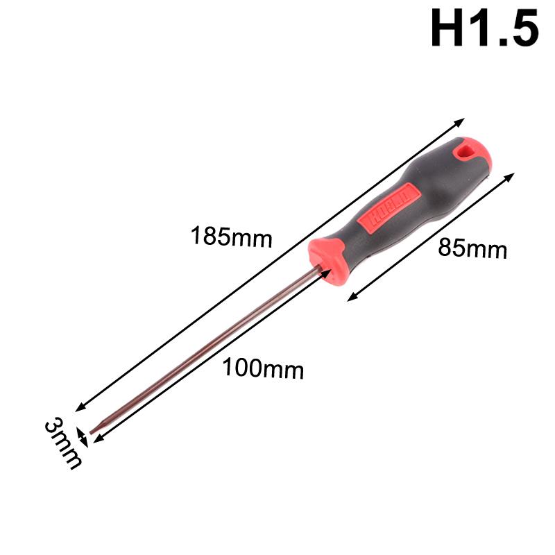2025 Internal Hexagonal Screwdriver Small Wrench Hexagonal Star Set Tool Extended Straight Shank Hexagonal Edge Bicycle