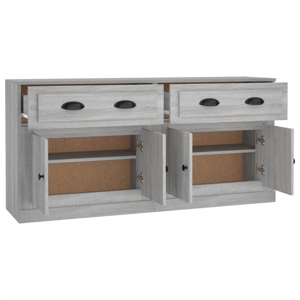 Sideboards 2 pcs Grey Sonoma Particleboard