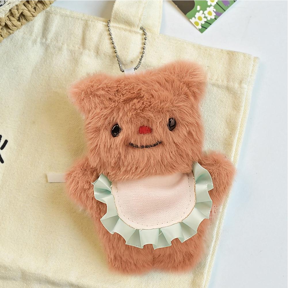 Подвеска в виде плюшевой куклы «Медведь-масло», симпатичная мягкая подвеска в виде медведя, мультяшная кукла, рюкзак, сумка для ежедневного подвешивания, украшения, аксессуары #469441