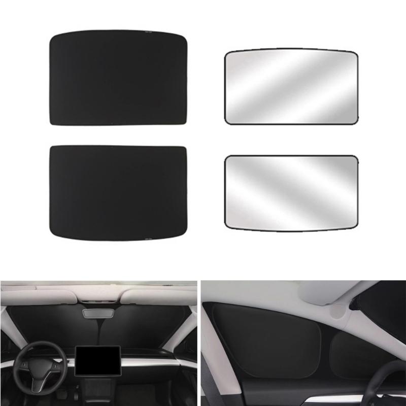 Roof Sunshade Upgraded Sunshade for   Visors Sunroof Sun Shade UV Reflector Reflective Covers