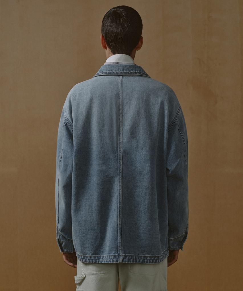 Musinsa Standard Denim Chore Jacket [Light Indigo]
