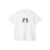 Мужская футболка с двусторонней печатью однотонная FW22 Топы Белый I030986-02-XX