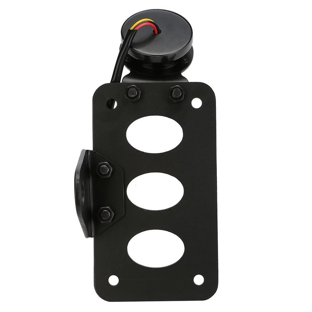 Номерной знак, светодиодные задние фонари, большой круглый стоп-сигнал для мотоцикла, для Harley Sportsters Bobber Chopper, задняя стопа