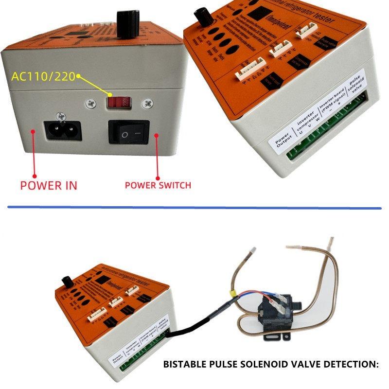Refrigerator Inverter Board, Compressor, Solenoid Valve, Fan, Air Door, Electric Valve Inspection and Testing Tool for Faults