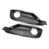 Black Left Right Front Hood Fog Light Lower Grill Grille Cover For 3 Series F30 F31 2011-2018