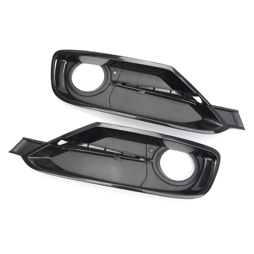 Black Left Right Front Hood Fog Light Lower Grill Grille Cover For 3 Series F30 F31 2011-2018