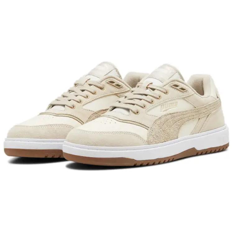 Puma Doublecourt Comfortable Minimalist Low-Top Sneakers Unisex Sneakers Light-Yellow 393283-08