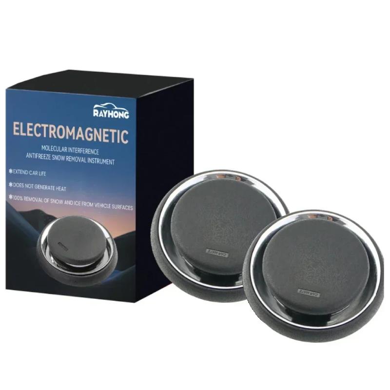 New Electromagnetic Ice Melting Deicer Solar Power Supply Winter Car Antifreeze Molecular Snow Remover Portable Air Freshener