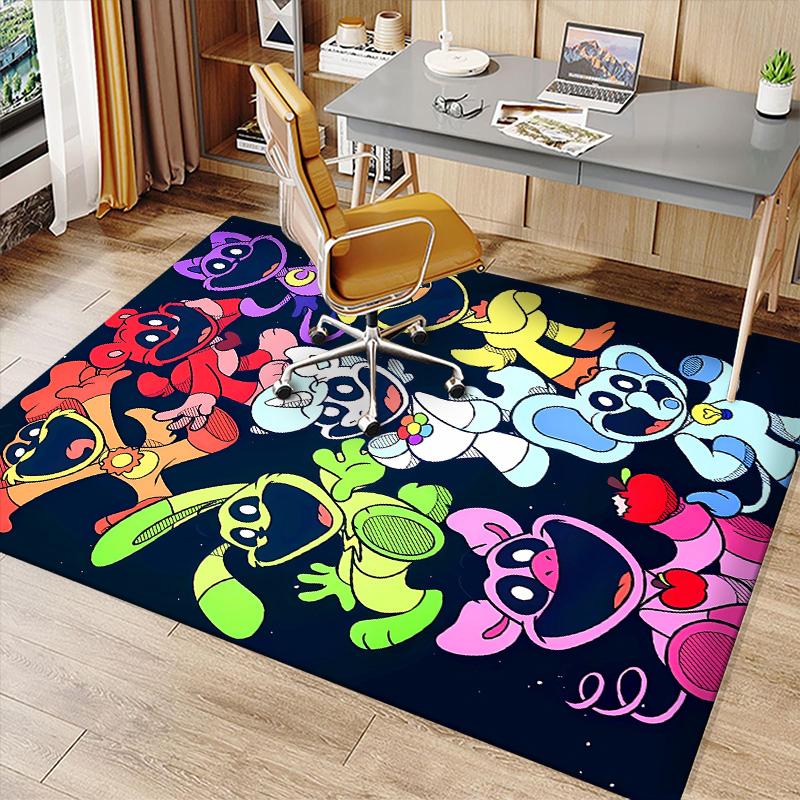 Smiling Critters1 Printed Absorbent Washable Carpet, Non-Slip Bathroom Mats, Kitchen Rugs, Yoga Mat,Living Room Entrance, Camping Picnic Rugs