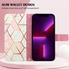 Ip 13 Mini Marble Кожаный чехол для Iphone 13 12 11 Pro Max Iphon X Xs Xr 6 7 8 Plus Se Чехлы-бумажники Держатель для карт Откидная крышка телефона