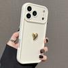 3D Золотое Сердце Силиконовый Мягкий Чехол Для Телефона Для iPhone 17 16 15 14 13 12 11 Pro Max Air X XS XR 7 8 Plus SE2 Ударопрочный Конфетный Чехол