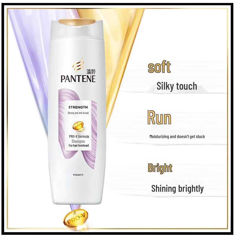 Pantene Strong Roots Moisturizing Shampoo with Refill Pack