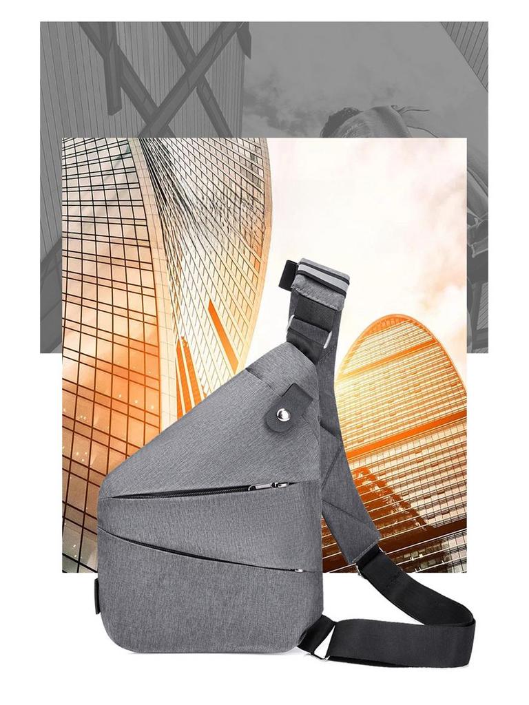 Мужская сумка через плечо для езды на велосипеде с защитой от кражи, с защитой от брызг и для телефона