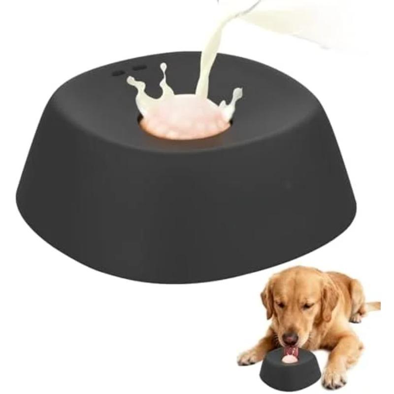 Anti-Choking Slow Feeder Dog Bowl Non-Slip 3/4 Cup - Lick Toy for Liquid Treats Bone Broth Yogurt