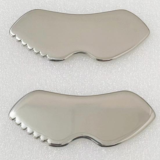 Инструмент Gua Sha, скребковая доска Gua из нержавеющей стали для лица, тела, миофасциальная массажная доска, устойчивый к ржавчине инструмент для подтяжки кожи для друзей семьи
