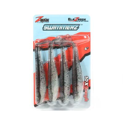 Zman Мягкая приманка SwimmerZ 4 дюйма, 4 шт. в упаковке Bad Shad (6268)