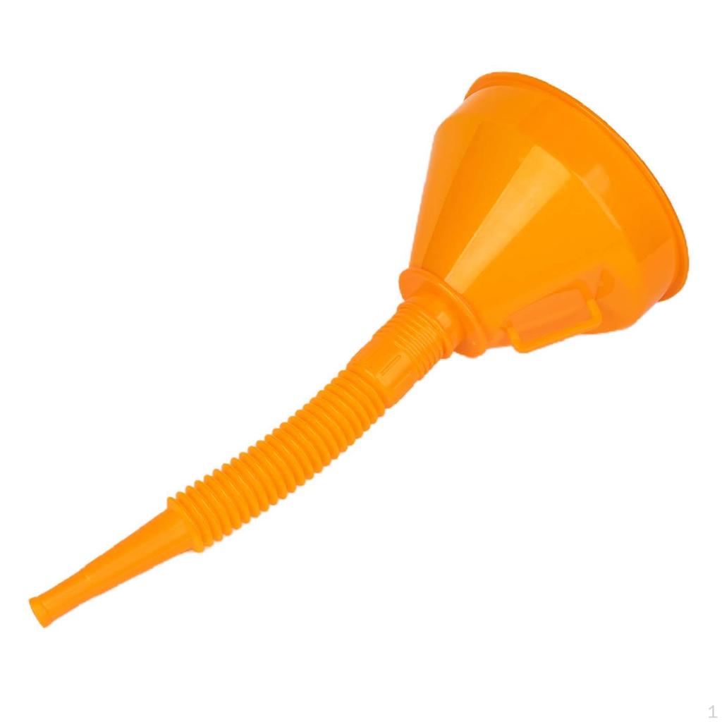 Automotive Funnel Flexible Motorcycles Cars Accessory Wide Mouth Gas Oil with Hose for