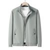 Spring Sports and Leisure Trend Men's Jacket Fashion Versatile Middle-aged and Young People Stand-up Collar Jacket