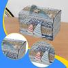 Small Jewelry Trinket Box Decorative Wooden Ornament Rustic Nautical Keepsake Storage for Beach