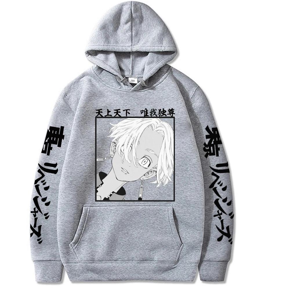 Модные зимние мужские и женские толстовки с героями мультфильмов Tokyo Revengers Izana Kurokawa Manga Anime Harajuku Hoodies Long Sleeve Streetwear