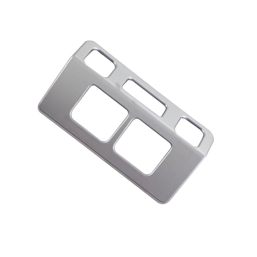 Серебристая накладка на переключатель фар, декоративная рамка, АБС-пластик для Subaru WRX STi 2015-2020