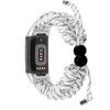 Классический тканевый плетеный ремешок для браслета Fitbit Charge 5, регулируемый ремешок для часов для умных часов Fitbit Charge 6