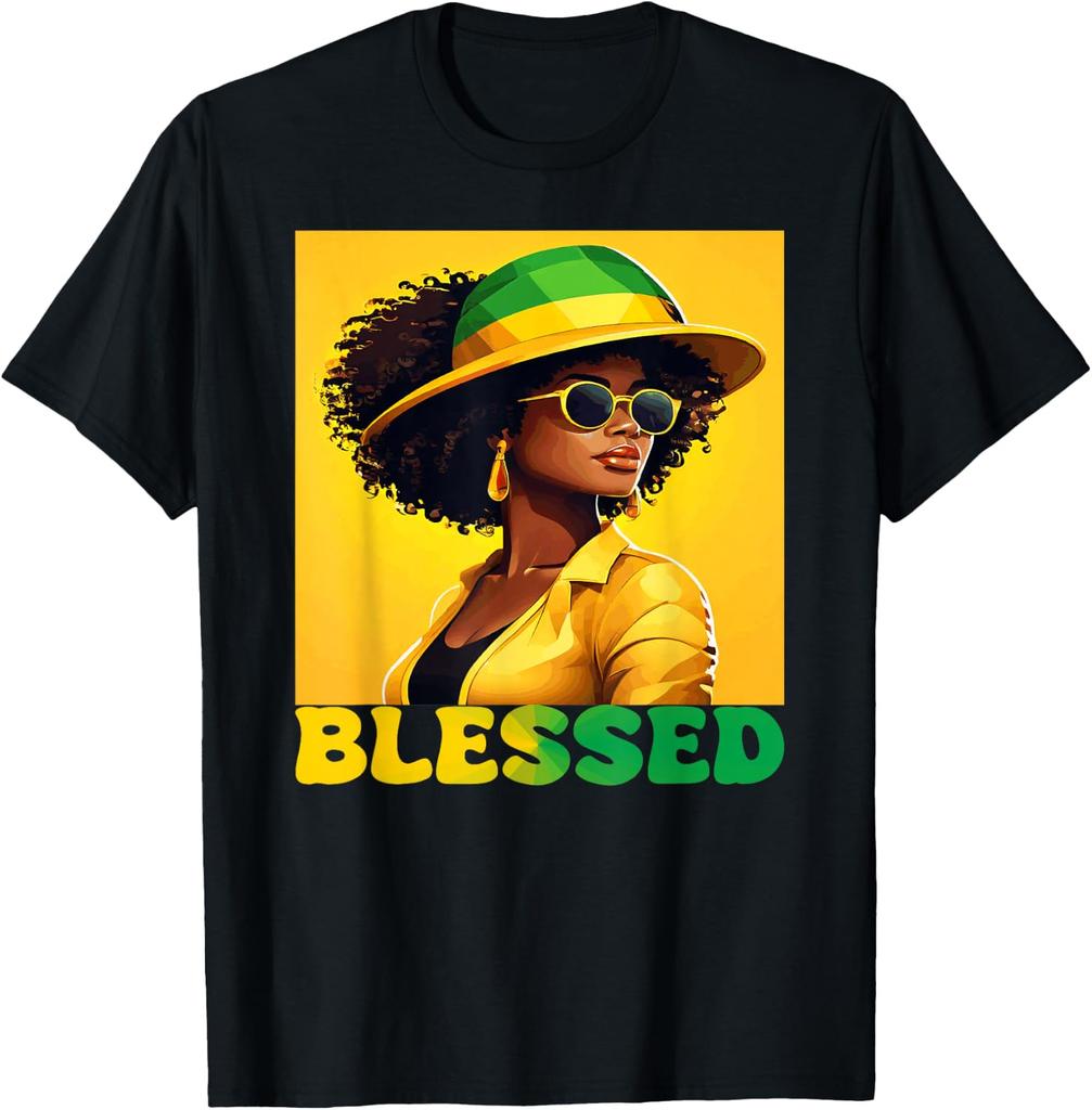 Afro african american ladies Afro american Black women afro T-Shirt
