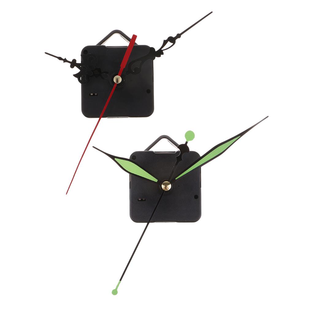 1 Set Movement with Pointer for Quartz Wall Clock Repair Replacement Green