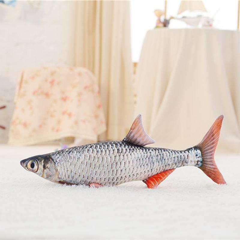 Funny Adorable Simulation Crucian Fish Plush Toy Stuffed Cartoon Animal Fish Pillow Little Fish Dolls For Baby Gift