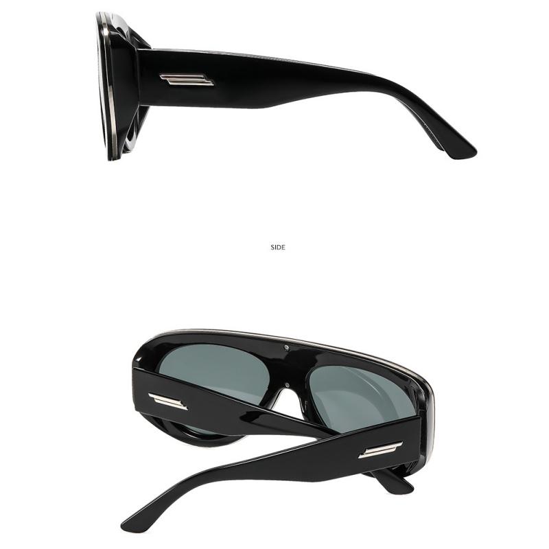 Women's sunglasses - unisex retro oversized thick frame sunglasses