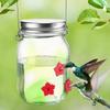 Кормушка для птиц уличная подвесная Поилка для птиц Банка MasonJar Цветок Колибри Поильная бутылка Поилка для диких птиц Сад