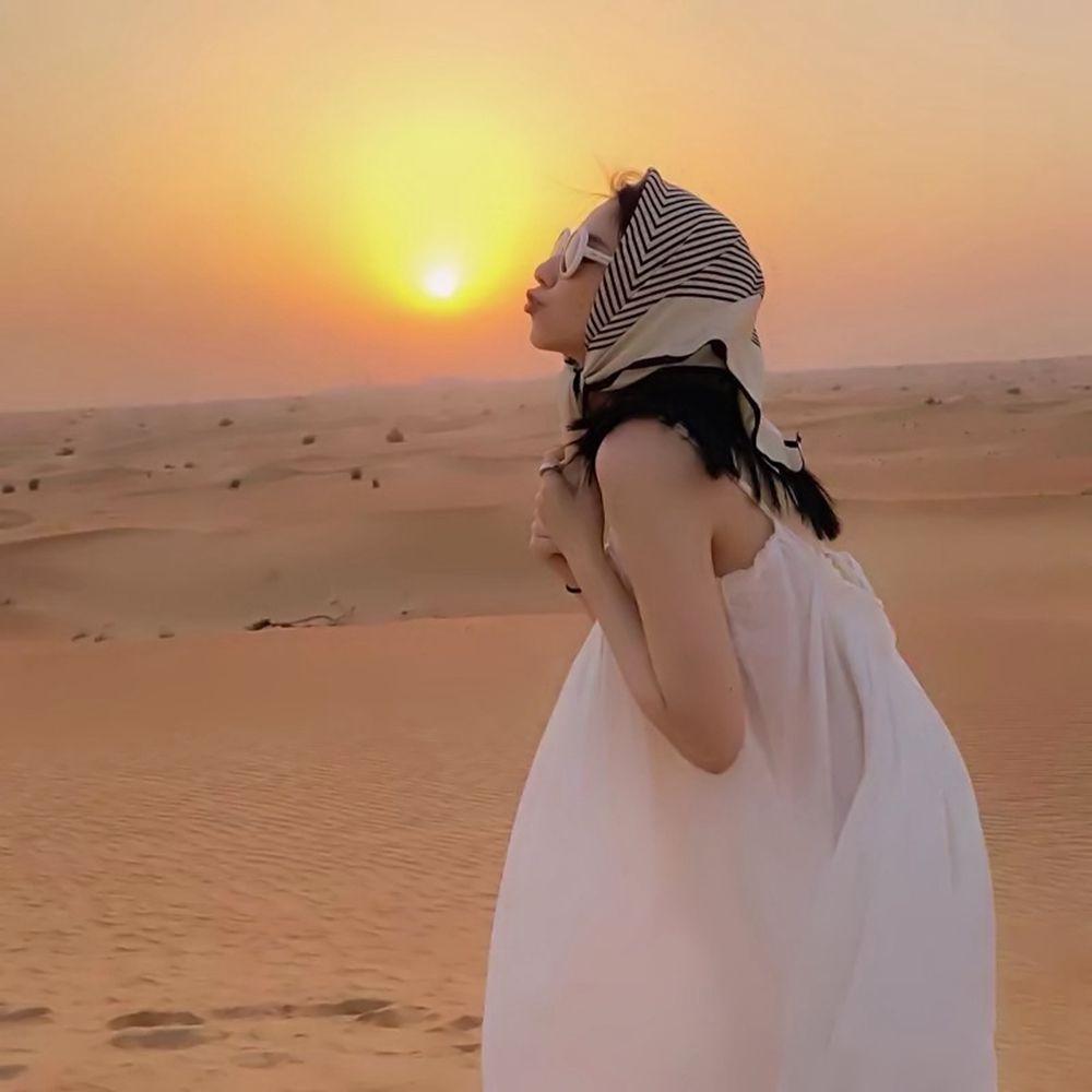 Accessories Silk Scarf Headband French Printed Scarf Korean Style Scarves Silk Scarf Female Shawl