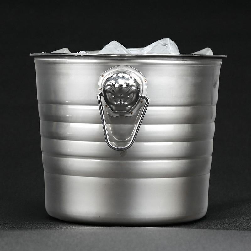 3L/5L/7L Tiger Head Stainless Steel Ice Bucket Wine Champagne Wine Chiller Wine Bottle Cooler Champagne Beer Ice Barrel Barware