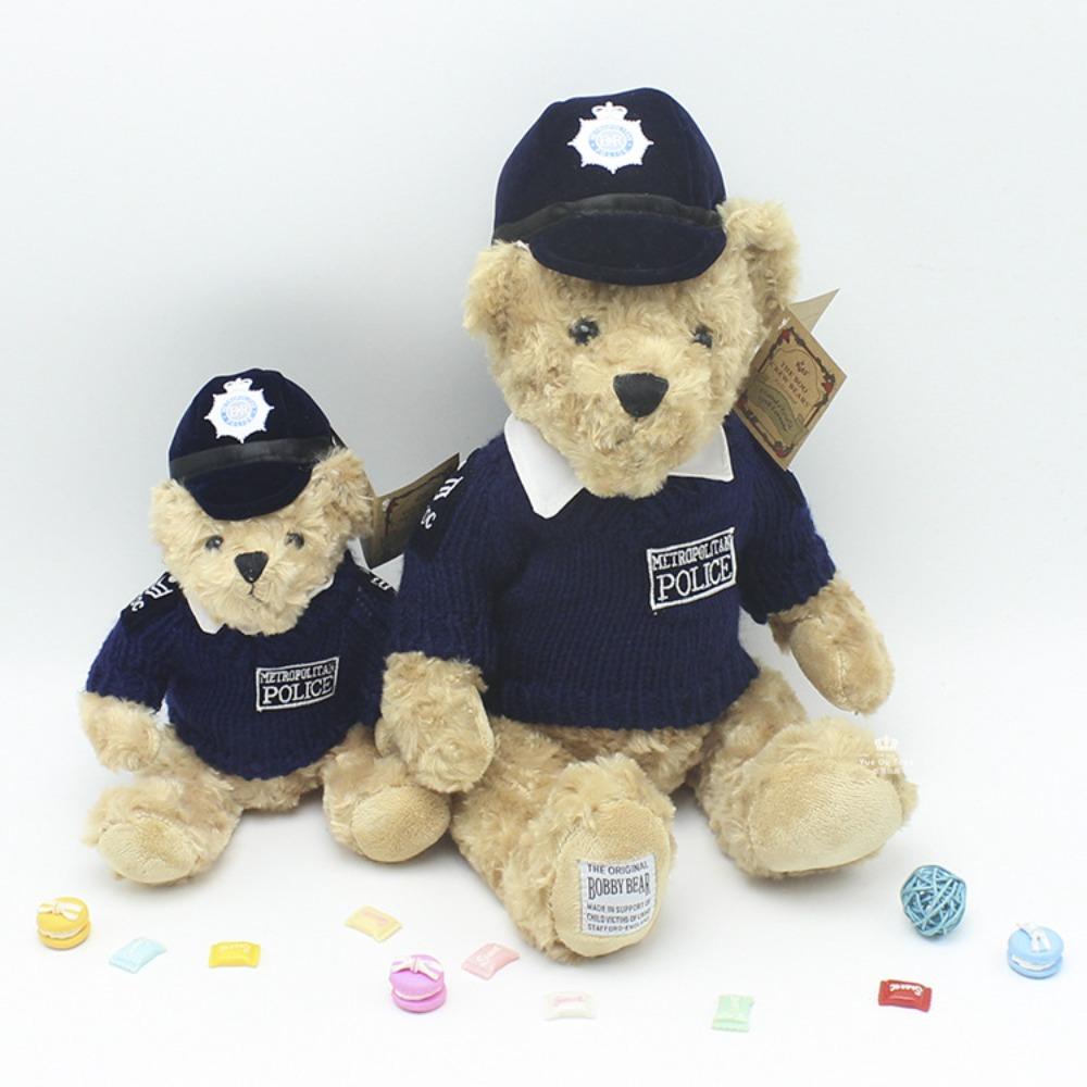 Captain Bear Stewardess Police Dress Teddy Bear Plush Toy Doll Catch Doll Children's Gift