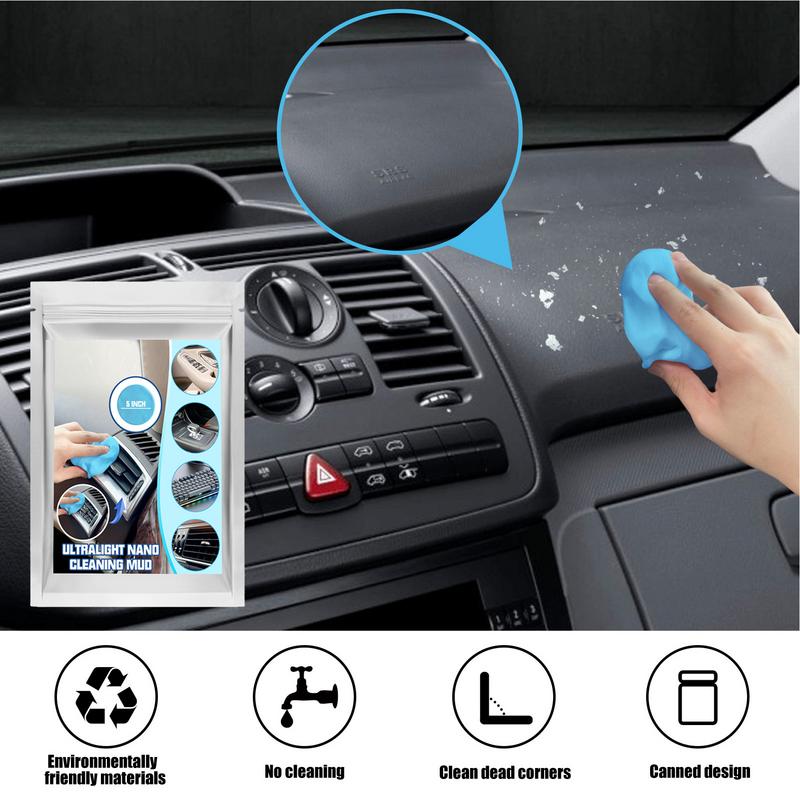 20g High Efficiency Dust Remove Gel Car Interior Clean Magic Mud Universal Household Keyboard Desk Cleaning Tool Car Accessories