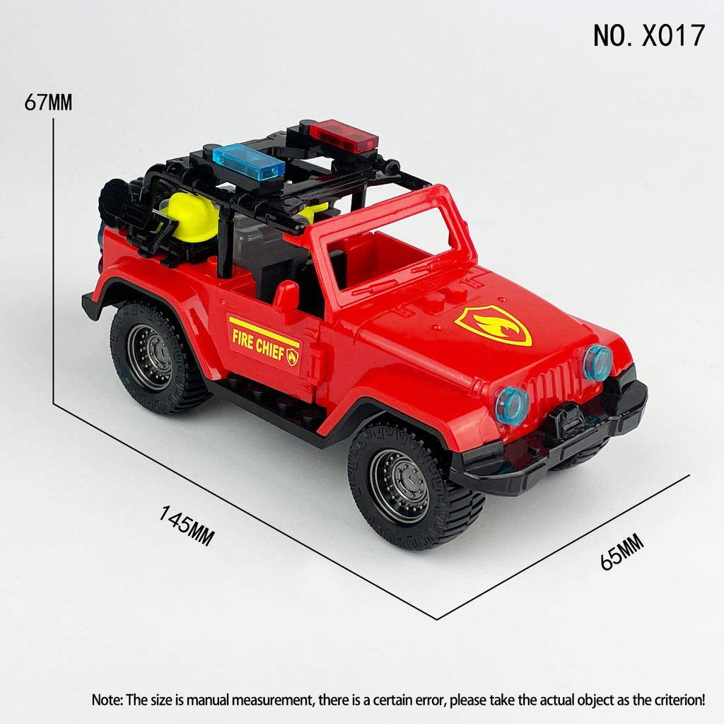 City Series Special Police Patrol Car Police Car Toy Assembly Children's Educational Building Blocks Toys